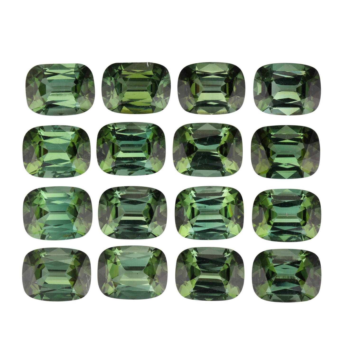 9x7mm Cushion Green Tourmaline