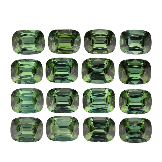 9x7mm Cushion Green Tourmaline