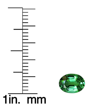 8x6mm Oval Bright Green Tsavorite