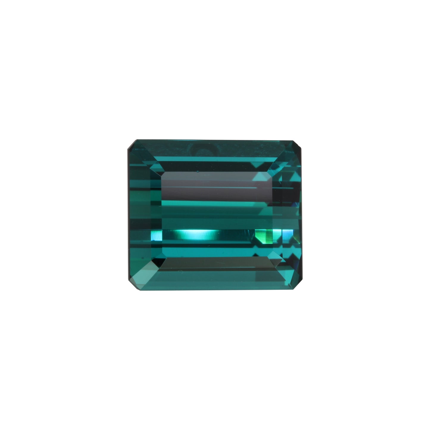 29.53ct Emerald Cut DB Color Indicolite Tourmaline Set