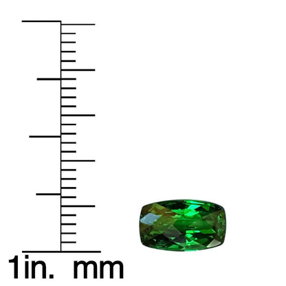 1.86ct Cushion Fine Intense Green Tsavorite