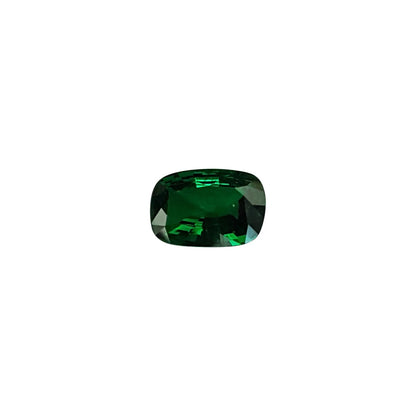 Cushion Bright Intense Green Tsavorite