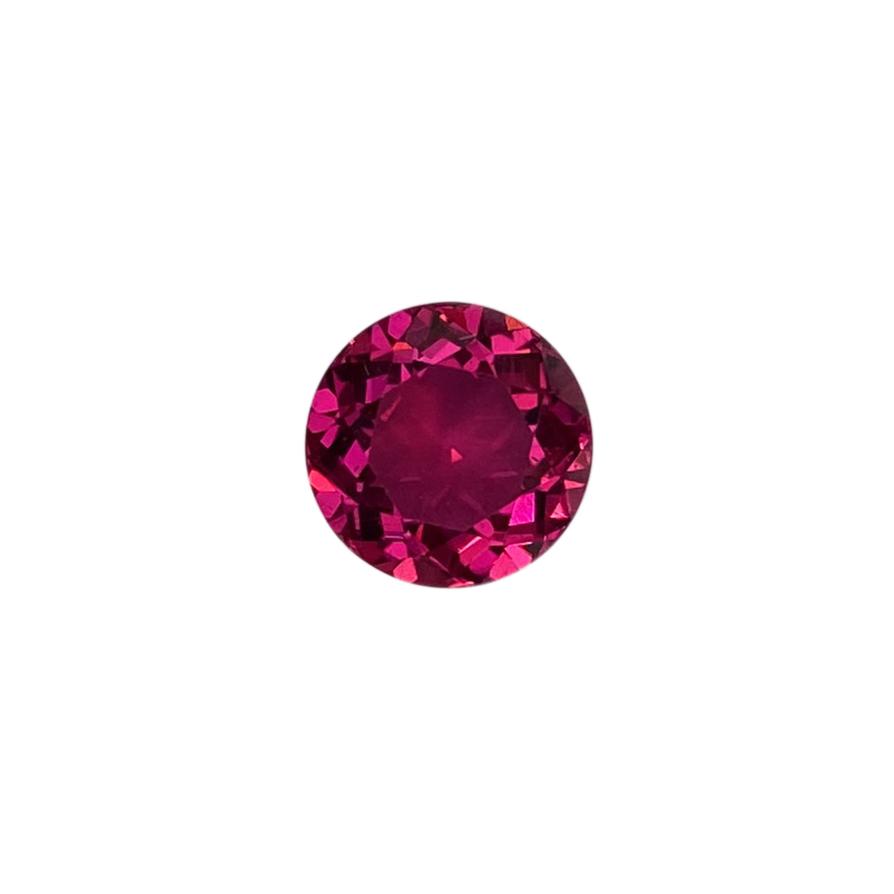 8mm Round Reddish Color Rubellite