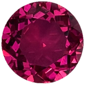 8mm Round Reddish Color Rubellite