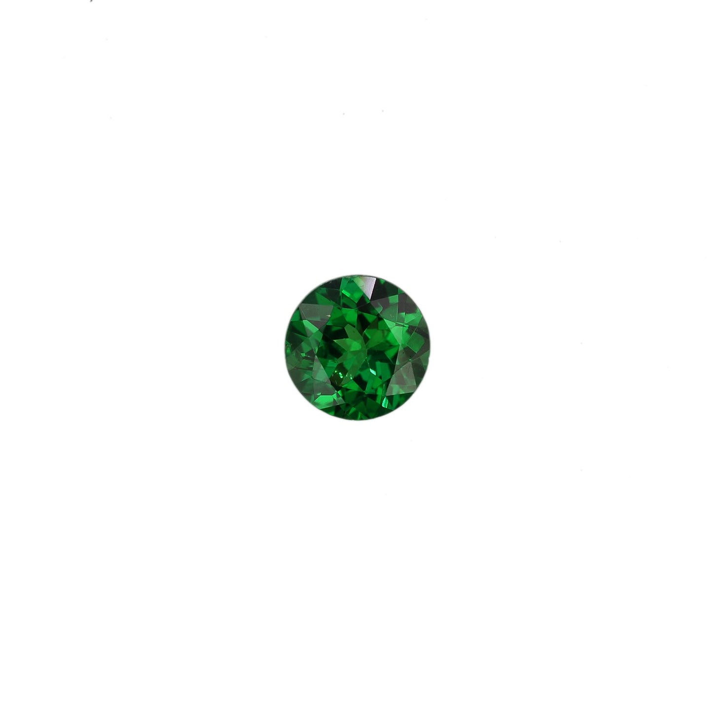 6.2mm Round Fine Intense Green Tsavorite