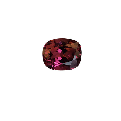 6.82ct Cushion Open Burgundy Rhodolite