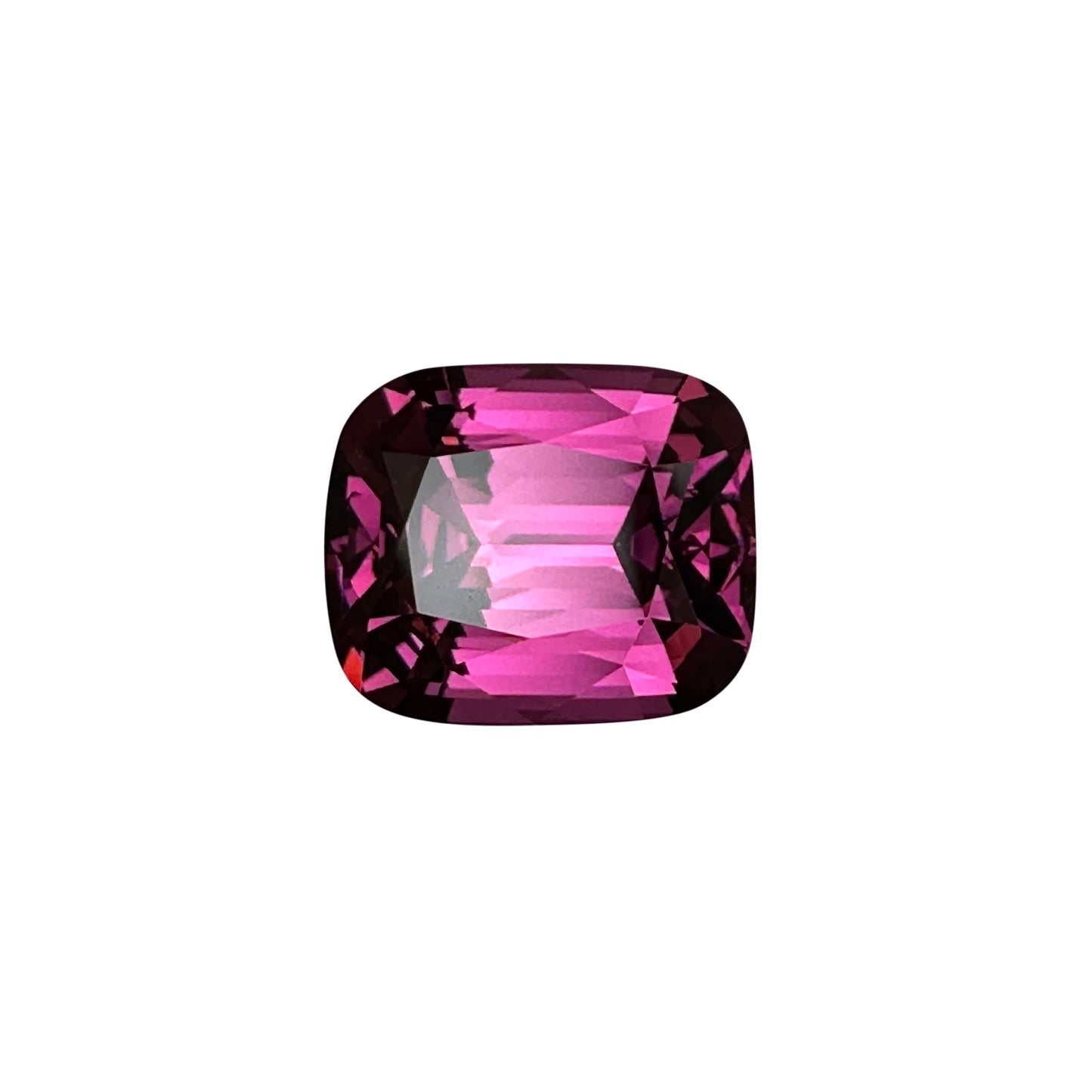 6.13ct Cushion Medium Pink Rhodolite