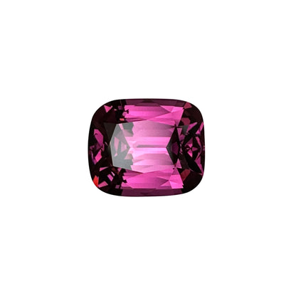 6.13ct Cushion Medium Pink Rhodolite