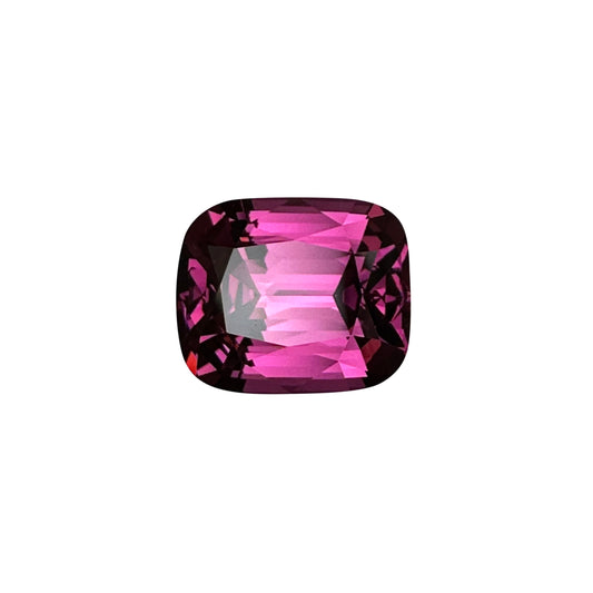 6.13ct Cushion Medium Pink Rhodolite