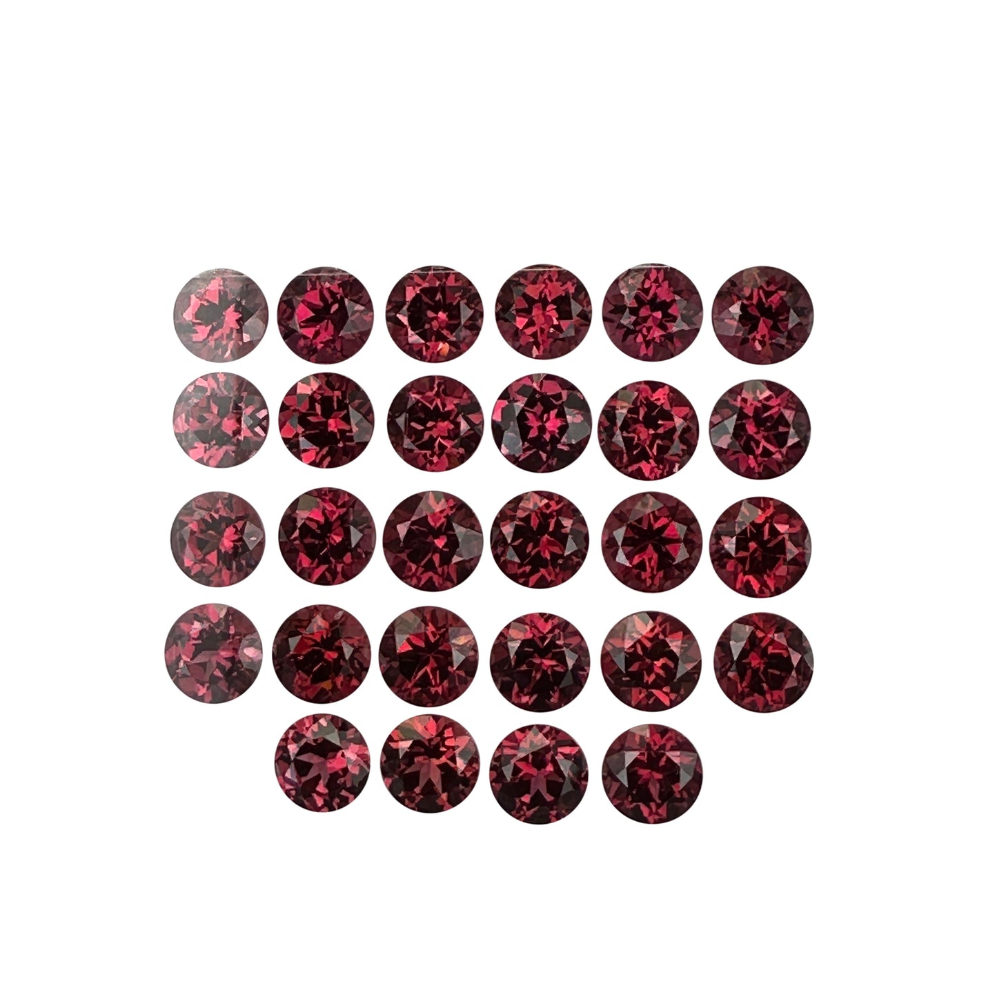 6mm Round Rhodolite