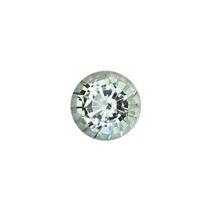 3.66ct Round Colorless Tourmaline