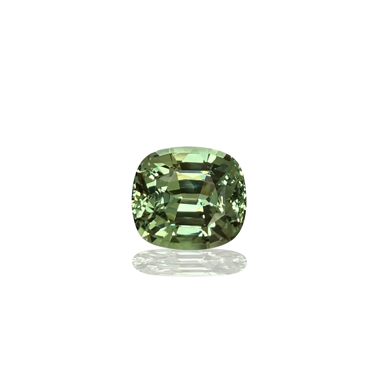 5.69ct Cushion Mint Garnet