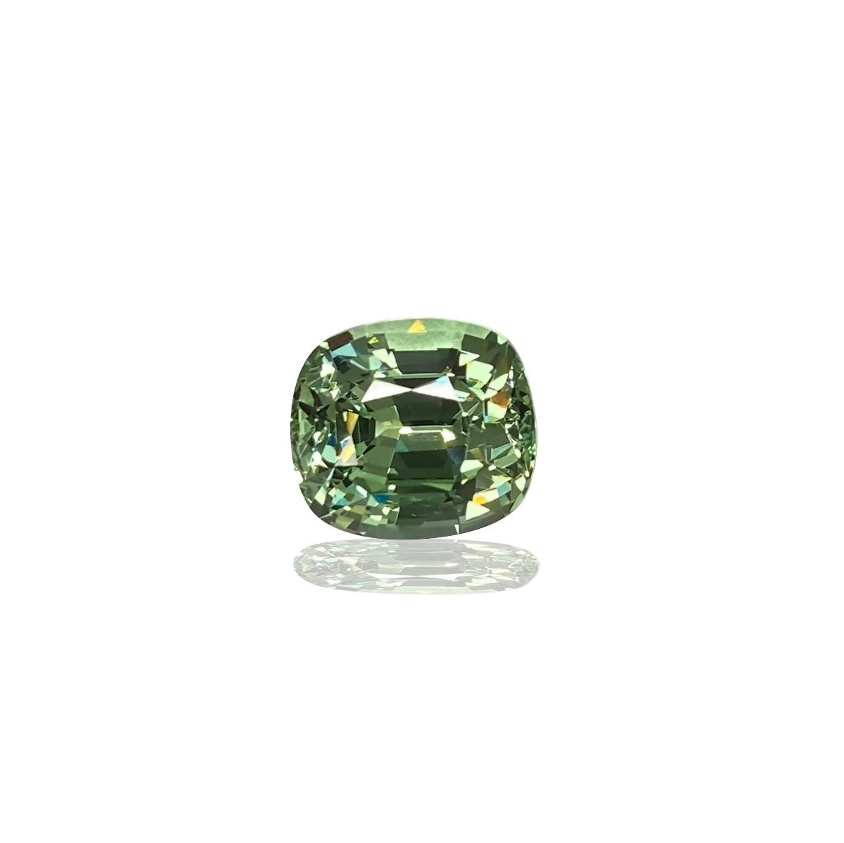 5.69ct Cushion Mint Garnet