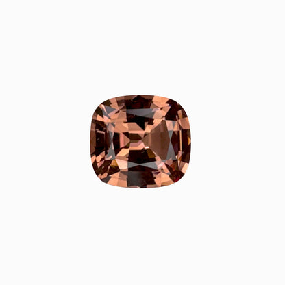 7.74ct Cushion Peach Malaya Garnet
