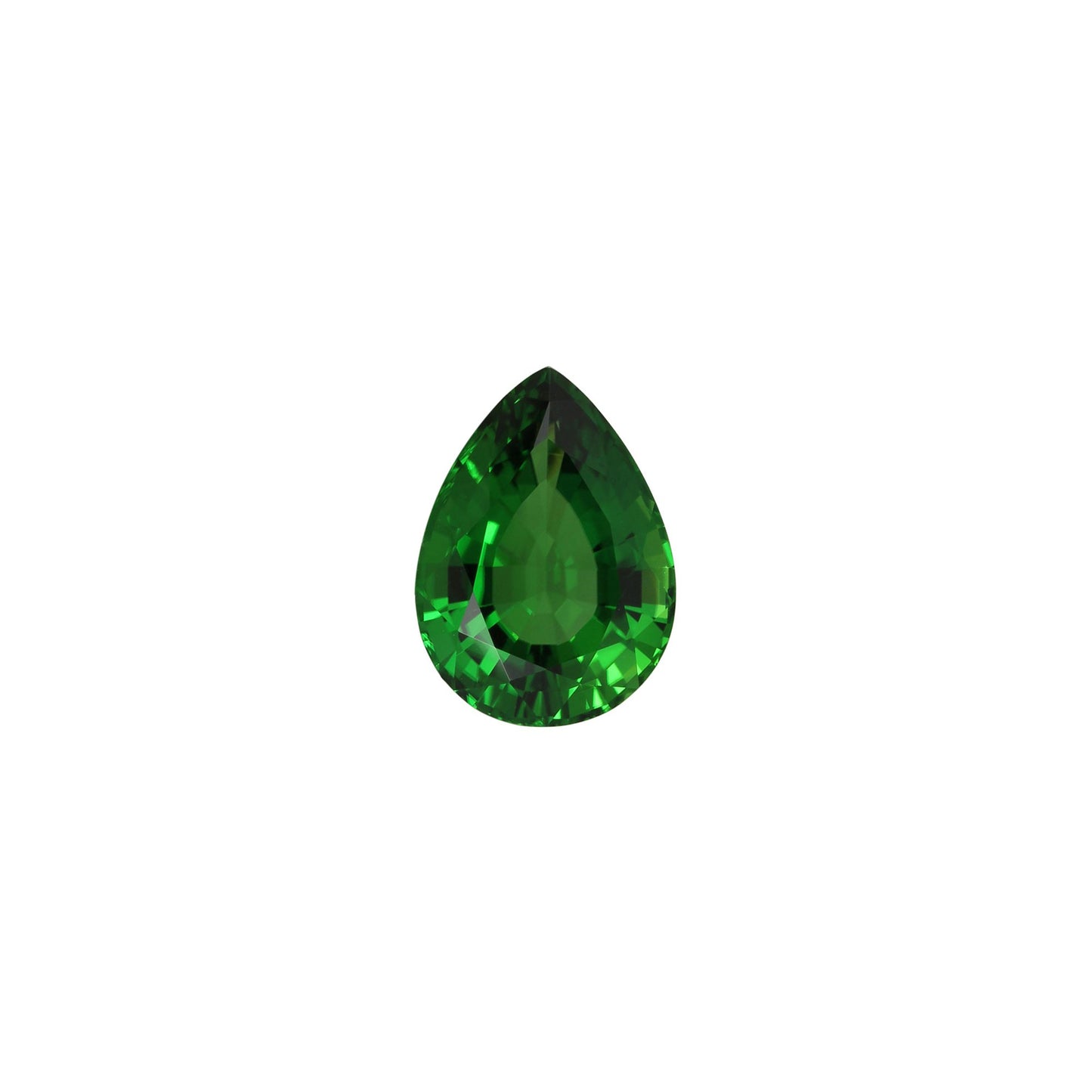 4.04ct Pear Shape Fine Green Chrome Tourmaline