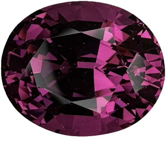 6.59ct Oval Medium Pink Rhodolite