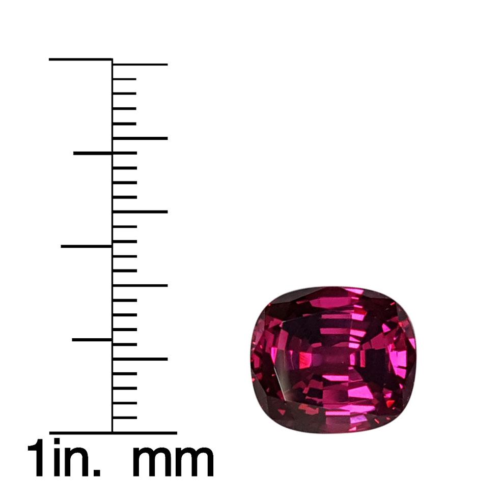 6.4ct Cushion AAA Color Rhodolite