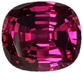 6.4ct Cushion AAA Color Mahenge Garnet