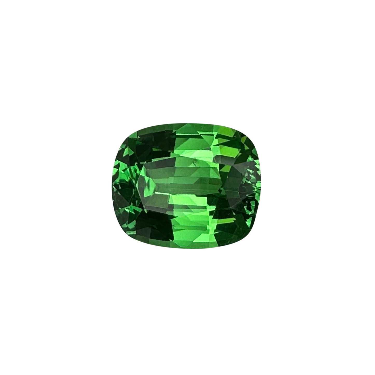 2.16ct Cushion Bright Green Tsavorite