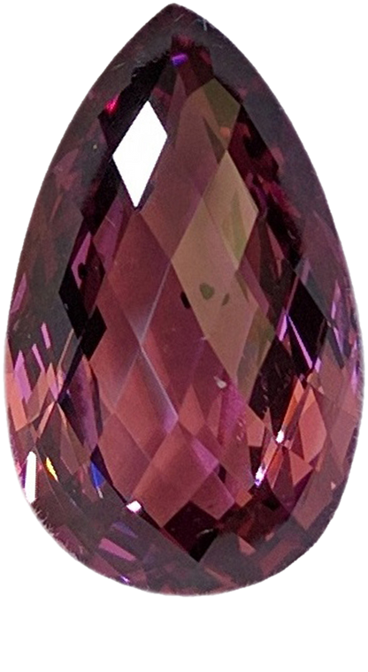9.67ct Briolette Light Pink Rhodolite
