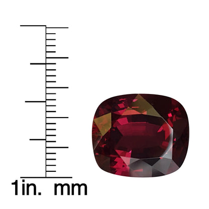 15.63ct Cushion AAA Color Rhodolite