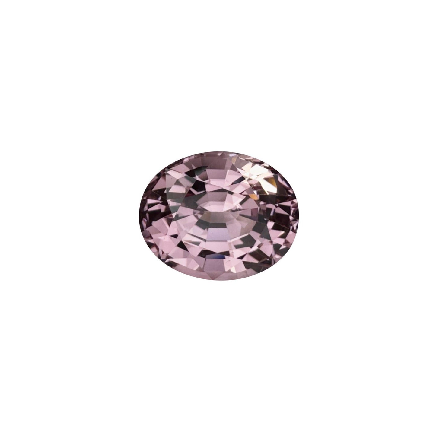 3.15ct Oval Light Peach Malaya Garnet