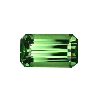 3.11ct Emerald Cut Bright Green Tsavorite