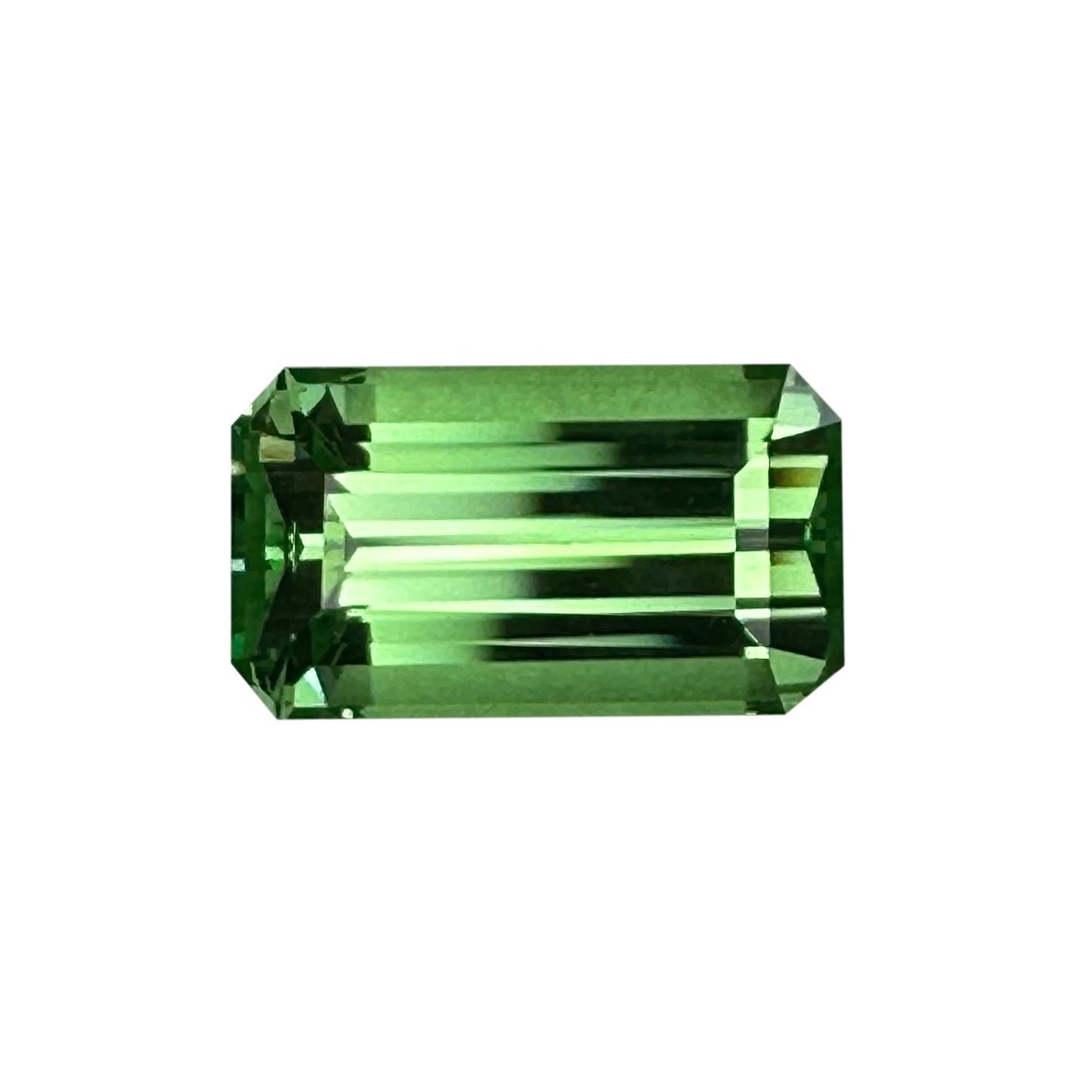 3.11ct Emerald Cut Bright Green Tsavorite