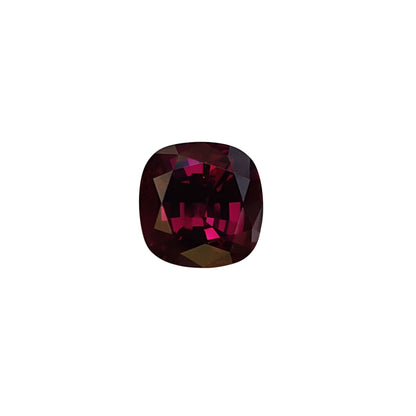 6.73ct Cushion Purple Rhodolite