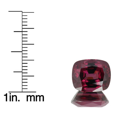 8.84ct Cushion AAA Color Rhodolite