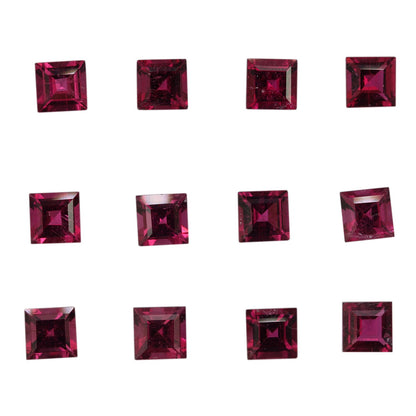 5mm Square Rubellite