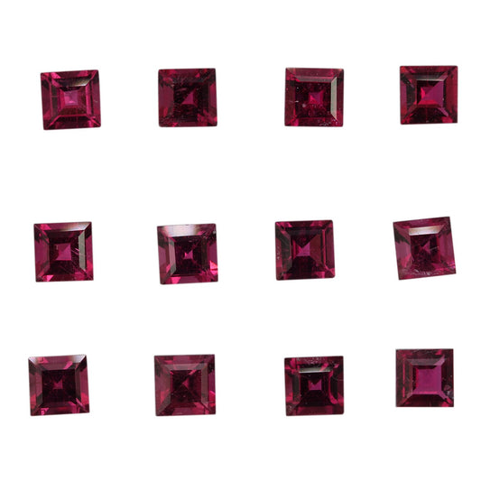 5mm Square Rubellite