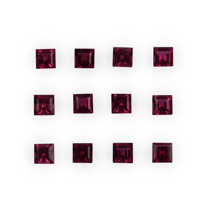 5mm Square Rubellite