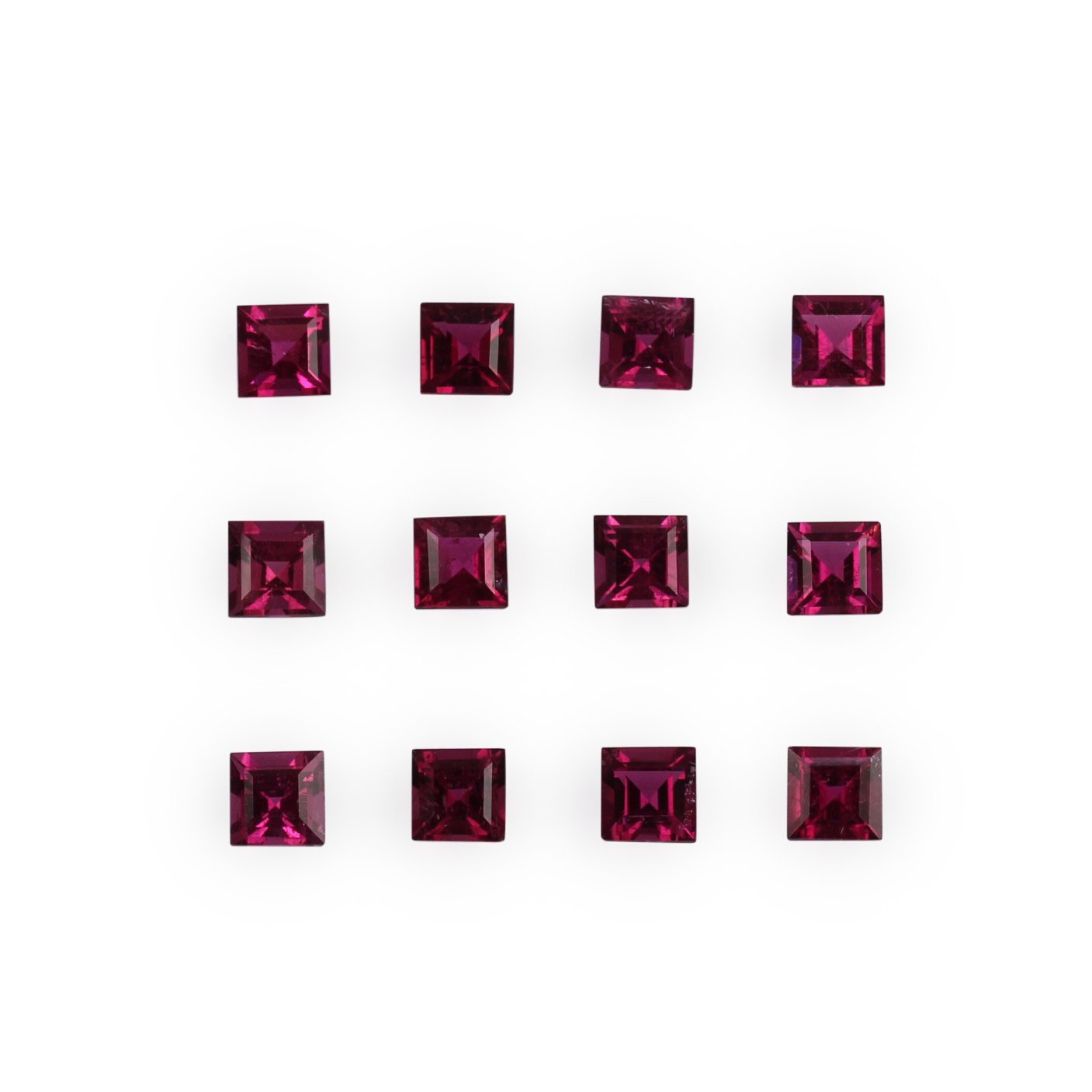 5mm Square Rubellite