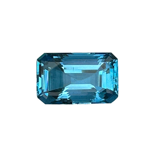43.49ct Emerald Cut Santa Maria Aquamarine