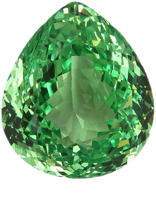 4.97ct Pear Shape Mint Garnet