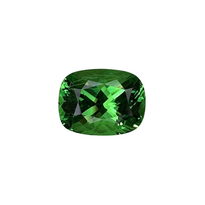3.08ct Cushion Bright Green Tsavorite