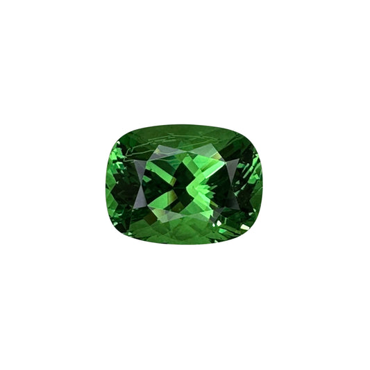 3.08ct Cushion Bright Green Tsavorite