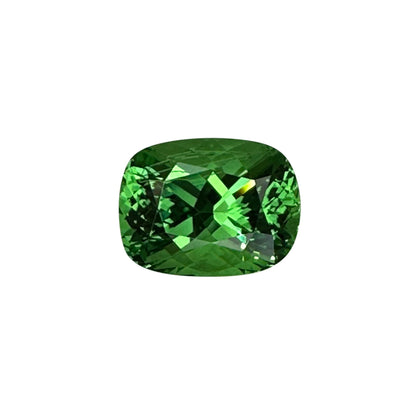 3.08ct Cushion Bright Green Tsavorite