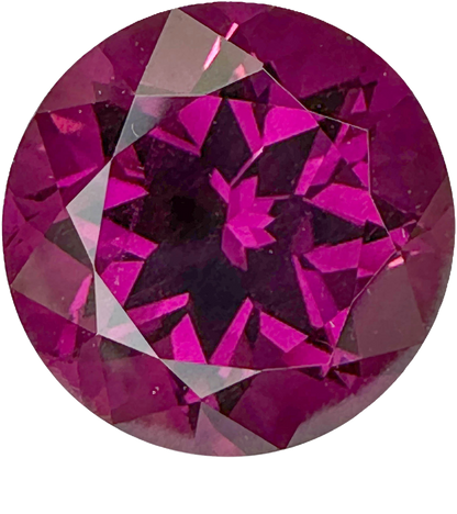 6.03ct Round Magenta Garnet