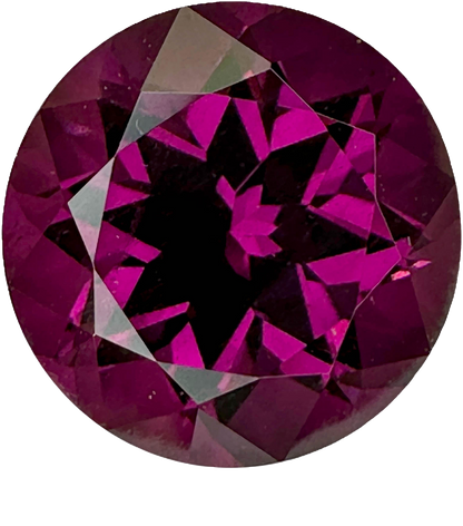 6.03ct Round Magenta Garnet