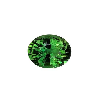 7.35ct Oval Medium Green Chrome Tourmaline