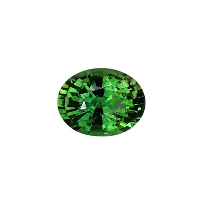 7.35ct Oval Medium Green Chrome Tourmaline