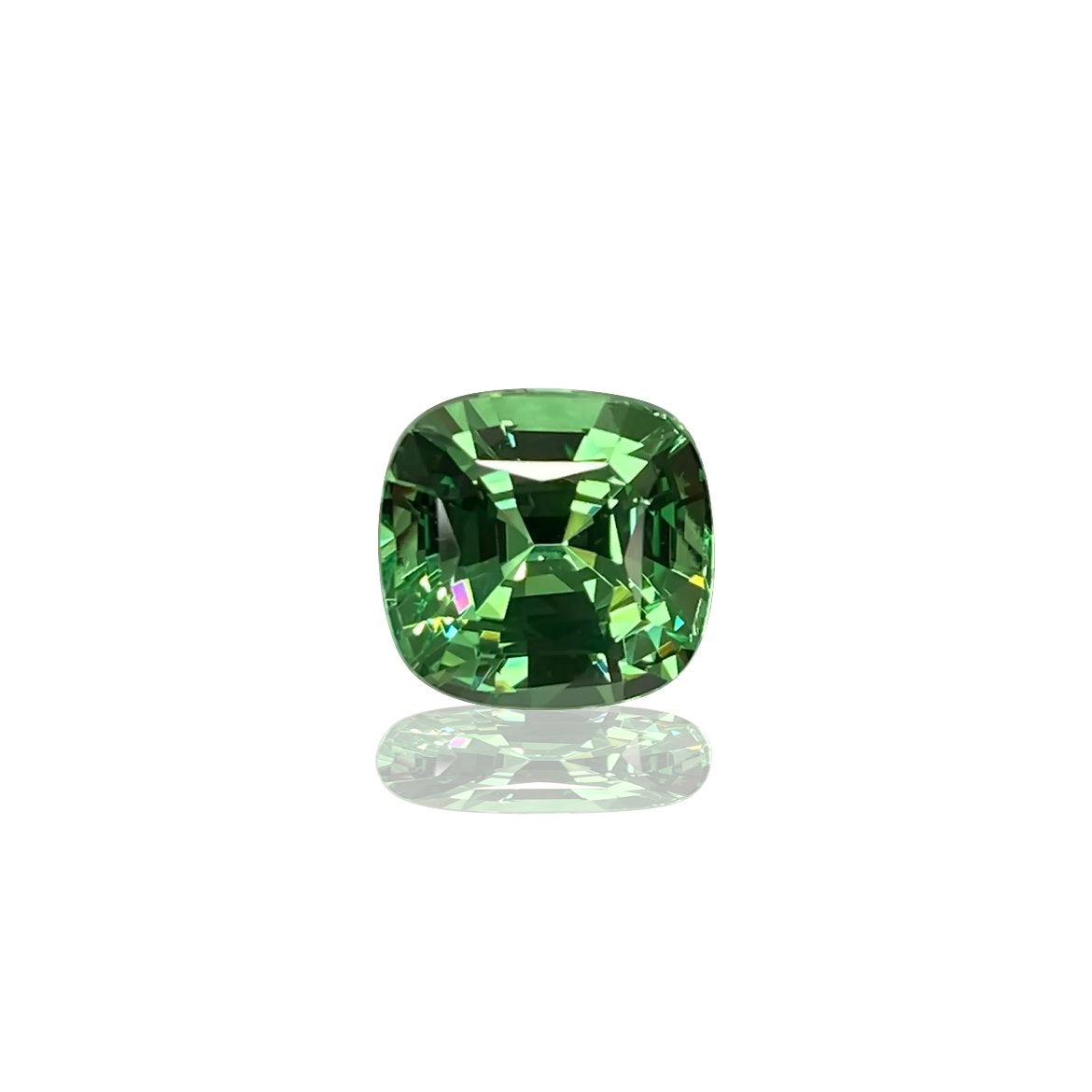 6.03ct Cushion Fine Mint Green Tsavorite