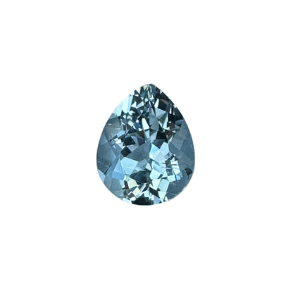 3.29ct Pear Shape AA Color Aquamarine