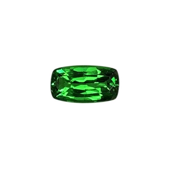 1.02ct Cushion Deep Minty Green Tsavorite