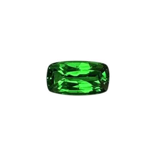 1.02ct Cushion Deep Minty Green Tsavorite