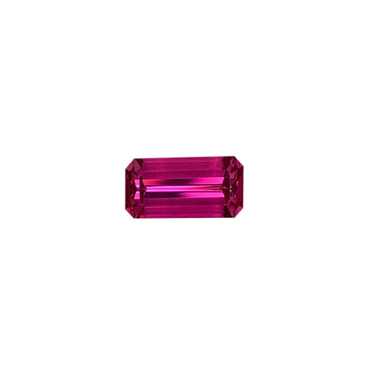 2.82ct Emerald Cut Hot Pink Spinel