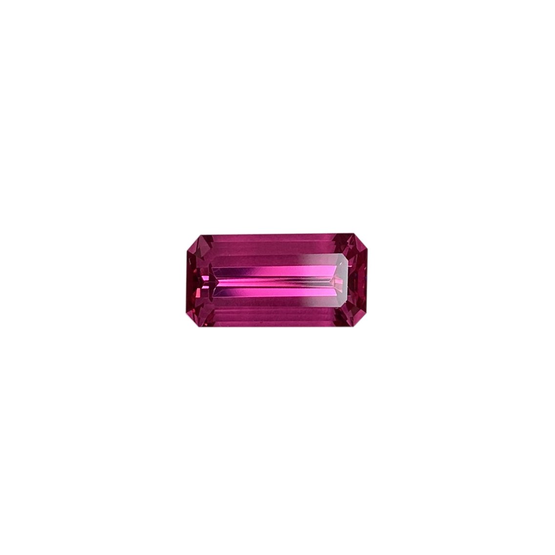 2.82ct Emerald Cut Hot Pink Spinel