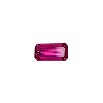 2.82ct Emerald Cut Hot Pink Spinel